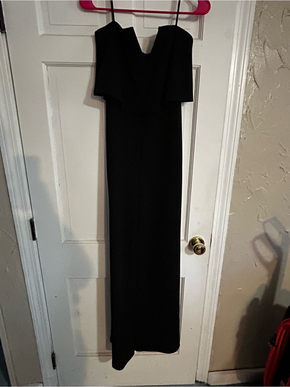 Black strapless jumpsuit-